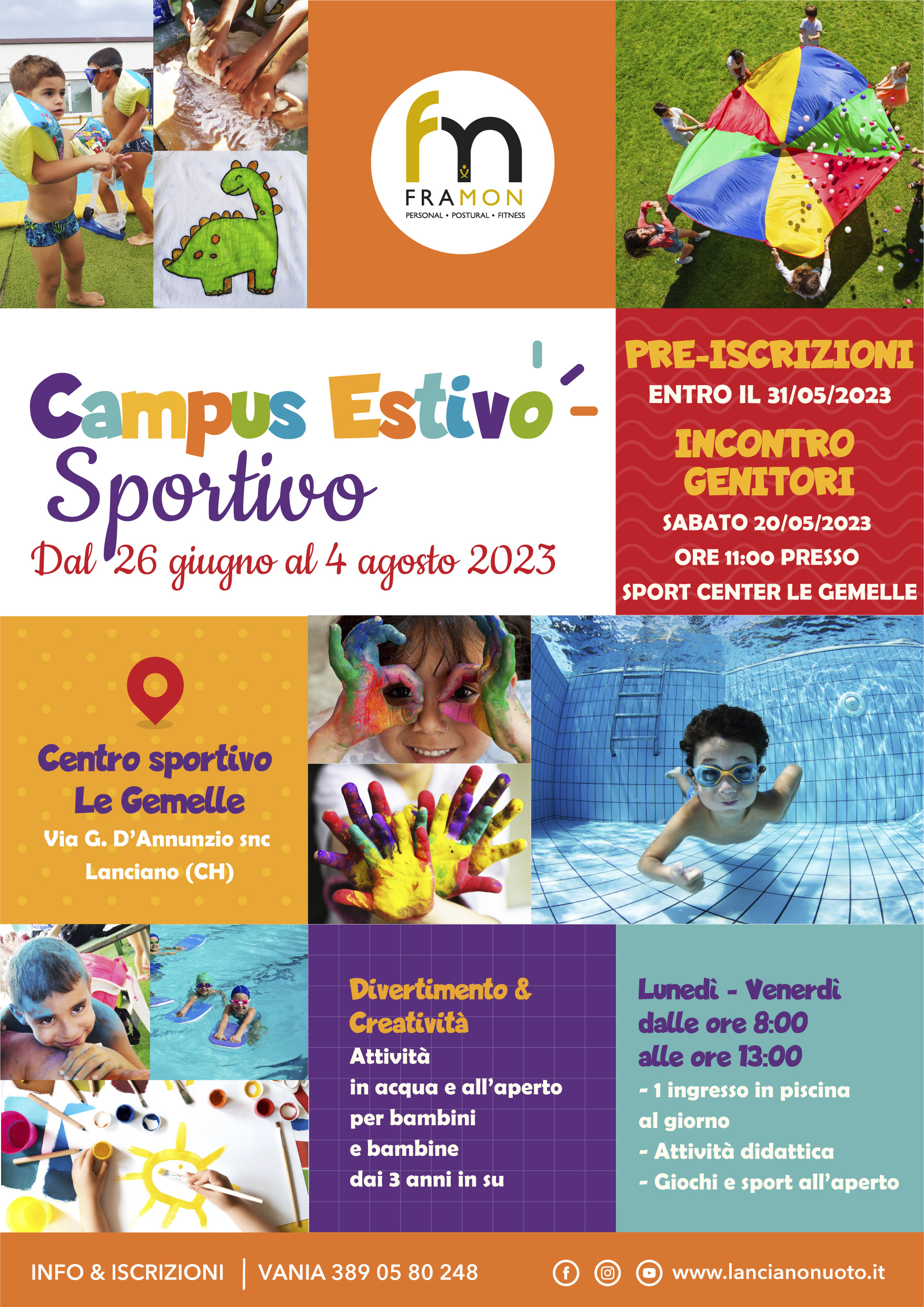 Campus Estivi Lanciano NUOTO